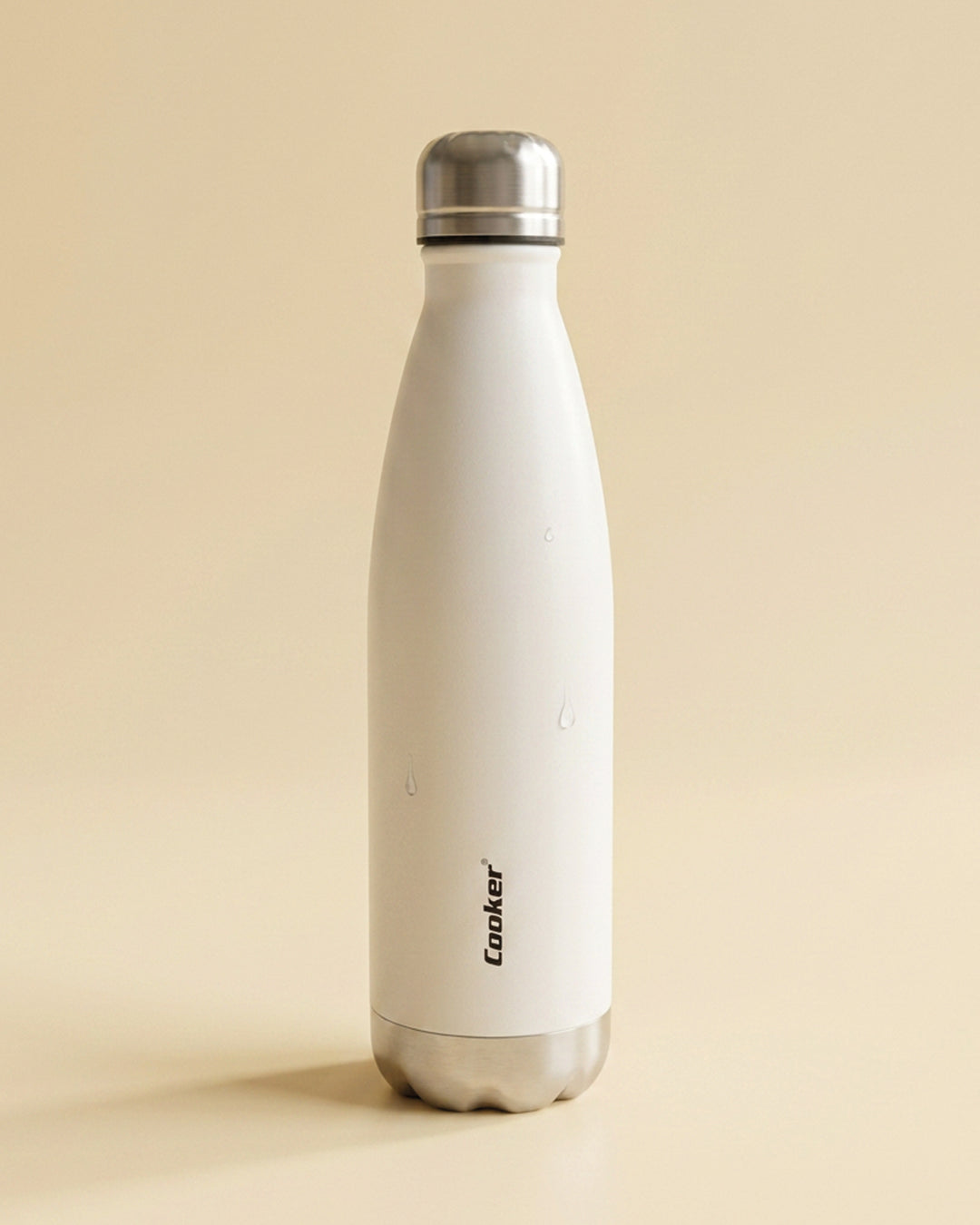 500 ml Paslanmaz Çelik Şişe Termos Beyaz Miev
