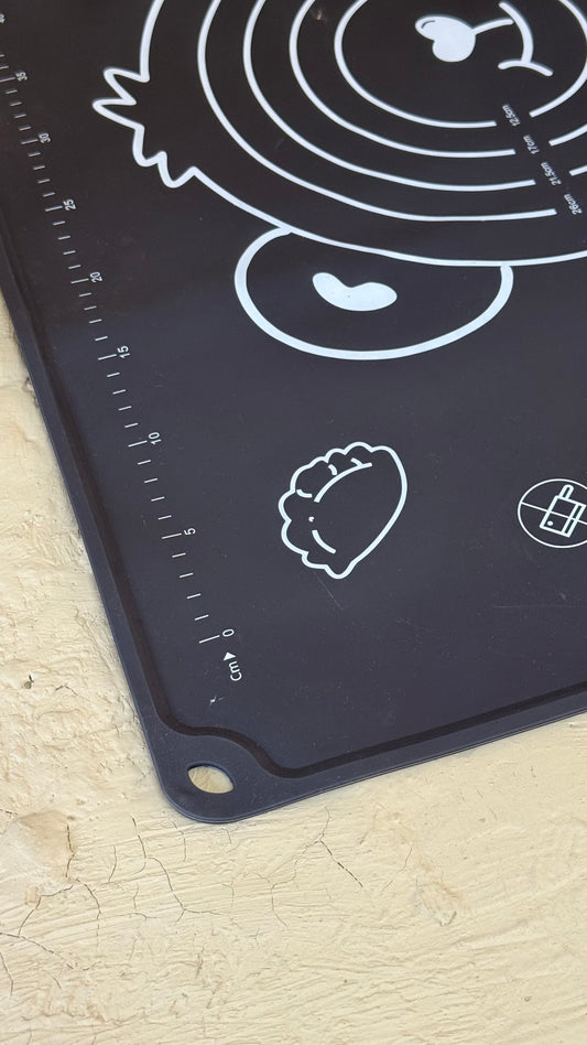 Evanev Silikon Hamur Açma Matı Büyük Boy Gri