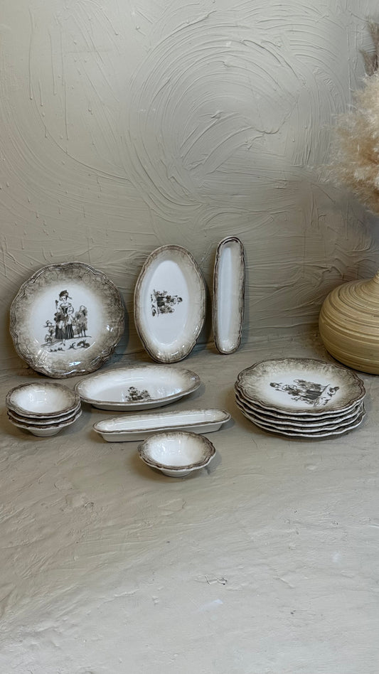 Porser 14 Parça Kahvaltı Takımı 6 Kişilik KOD:ELLA