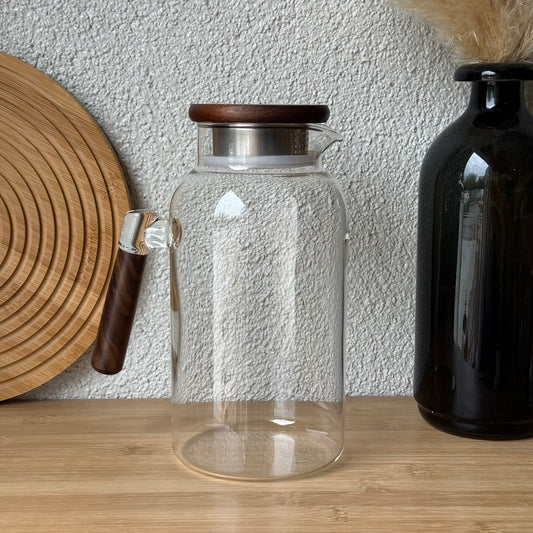 Milay Akasya Ağacı Kapaklı Cam Sürahi 1800 ml KOD:242