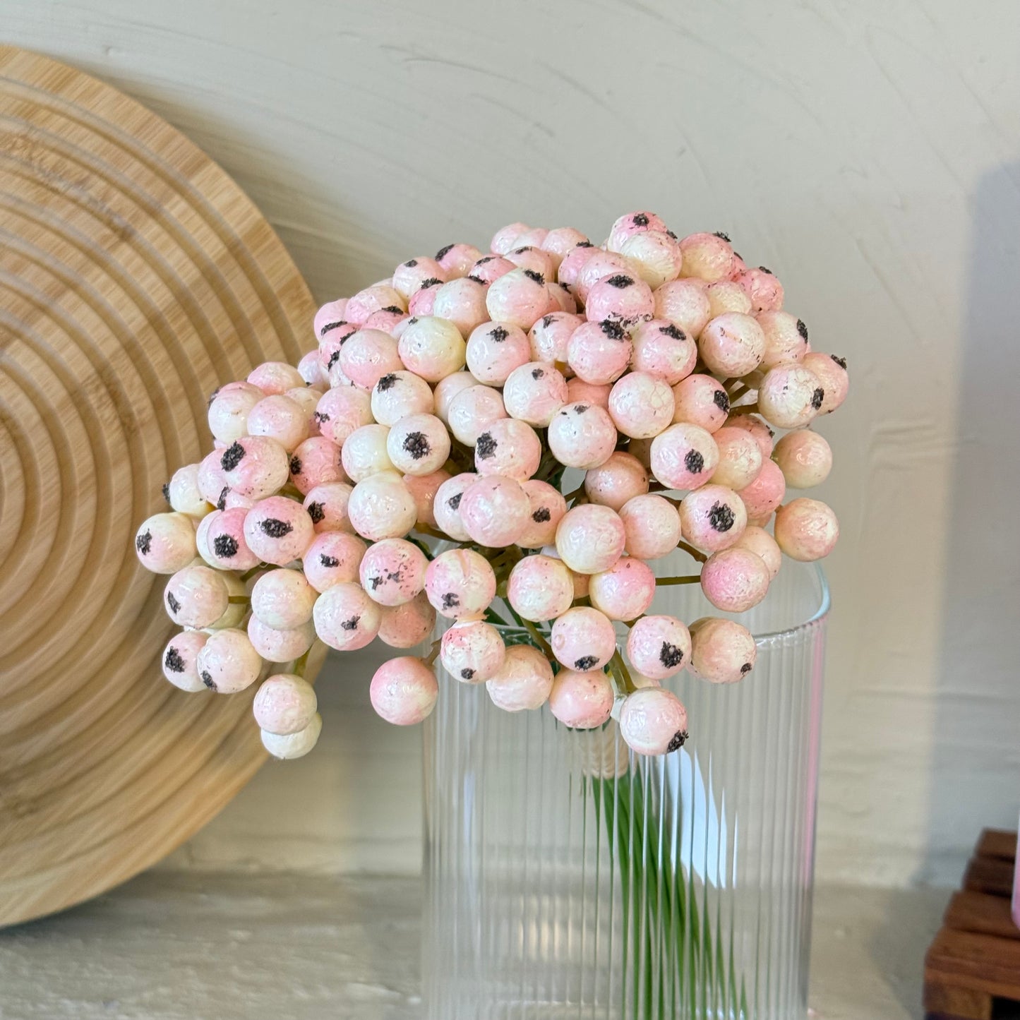 Kokina Yapay Yılbaşı Çiçeği Buket Pudra 25 cm