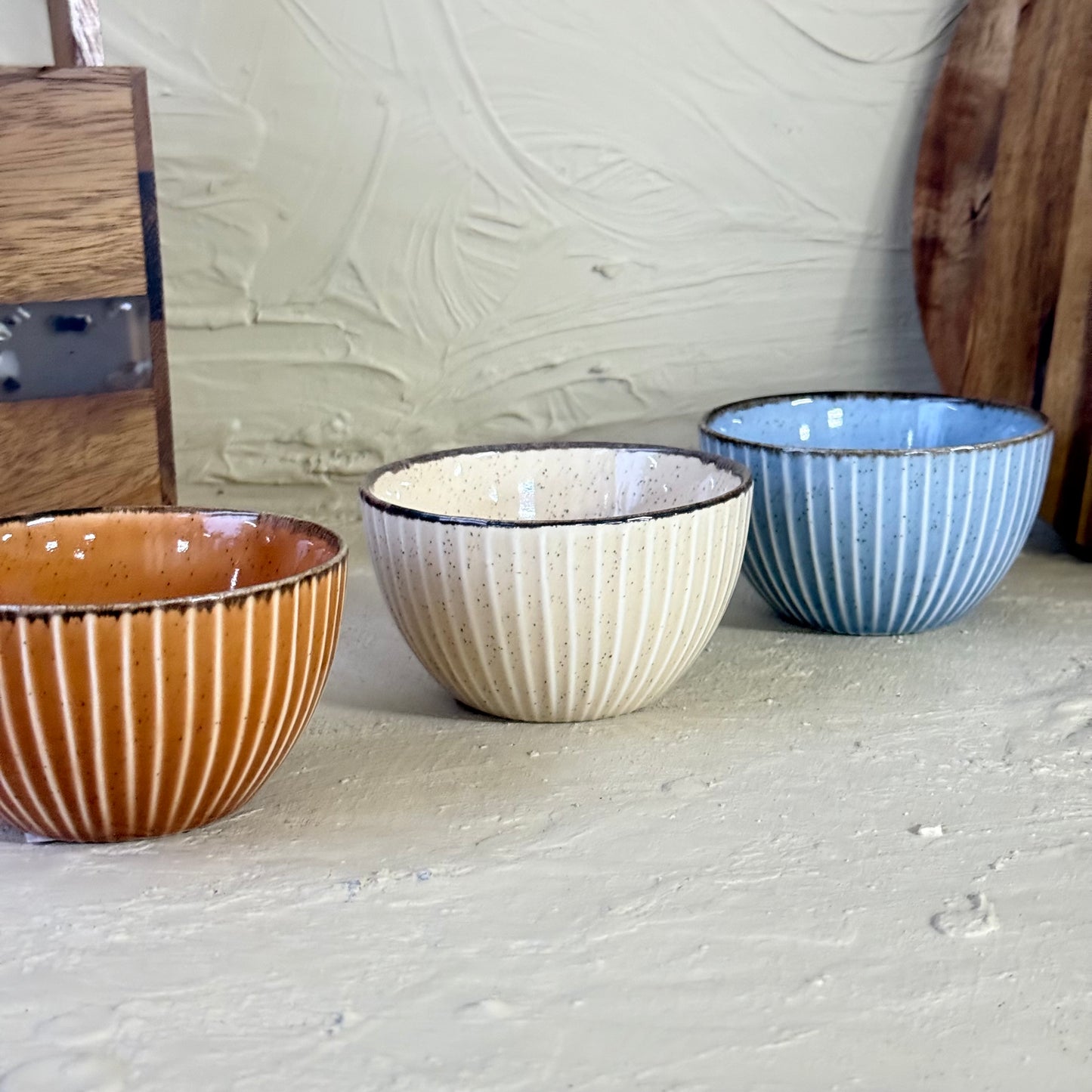 Porline 3 Lü Yuvarlak Kase Renkli 10 cm KOD:3797