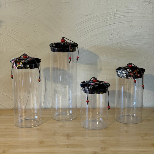 Savorry 4 Boy Erzak-Kavanoz Seti Siyah