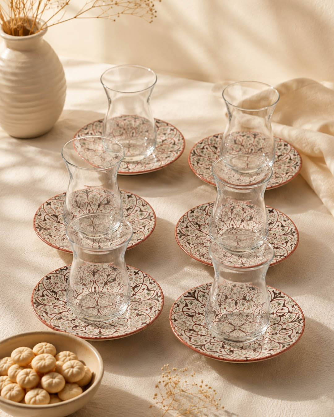 Pashally 6 lı Çay Bardağı Seti Kod:0977 - 2