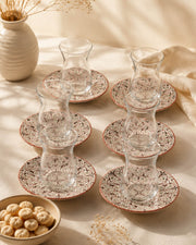 Pashally 6 lı Çay Bardağı Seti Kod:0977 - 2