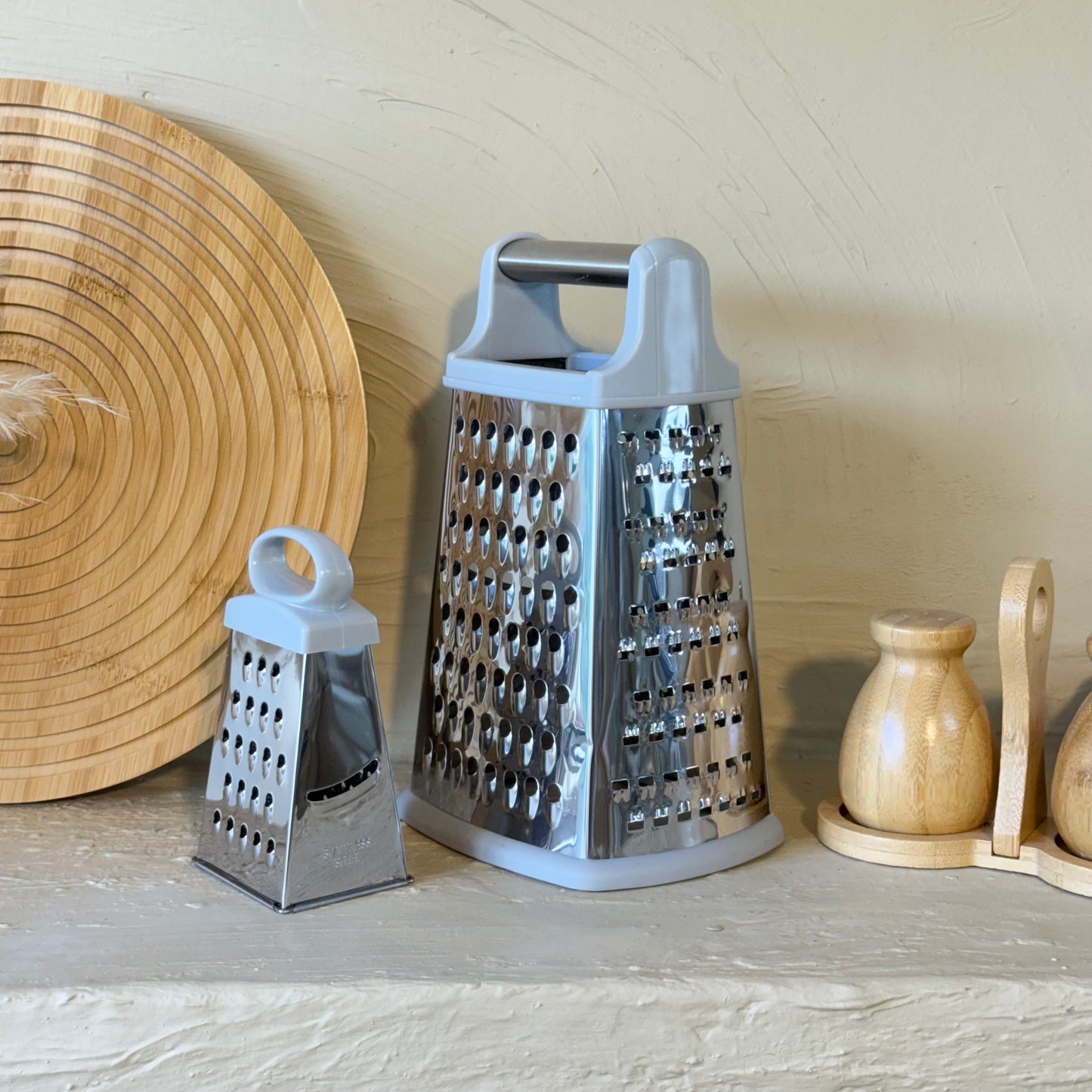 Lalezar İki Boy Rende Kaydırmaz Taban Gri KOD:8025