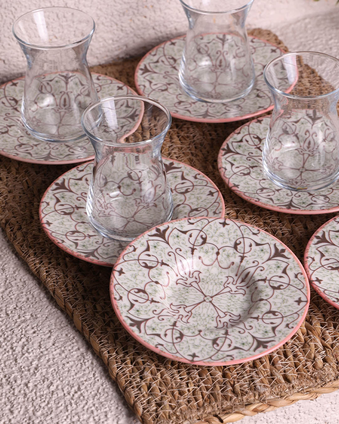 Pashally 6 lı Çay Bardağı Seti Kod:0977 - 2