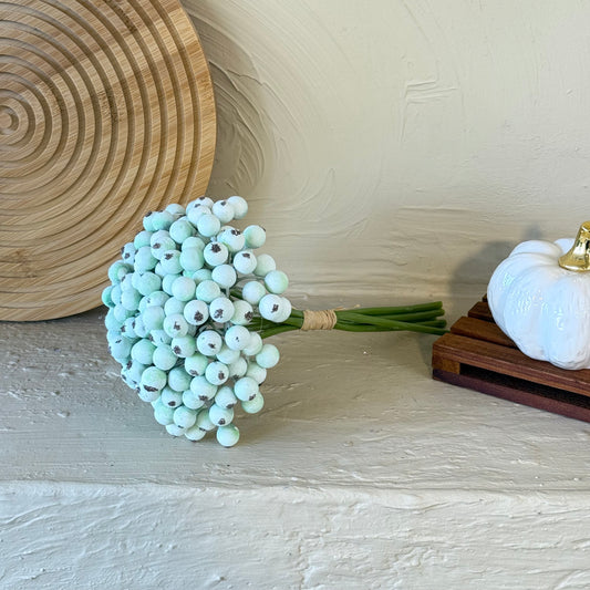 Kokina Yapay Yılbaşı Çiçeği Buket Turkuaz 25 cm