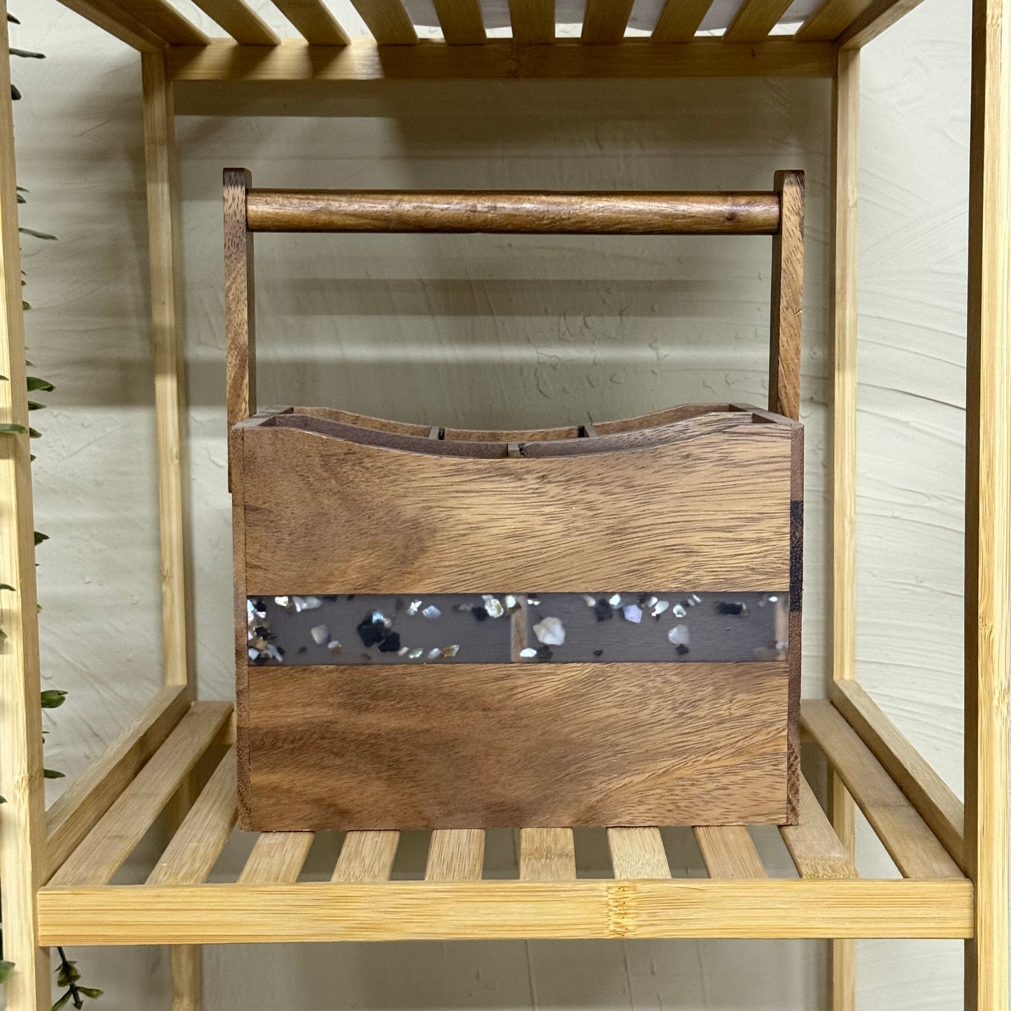 Akasya Ağacı Epoksi Detaylı Kaşıklık