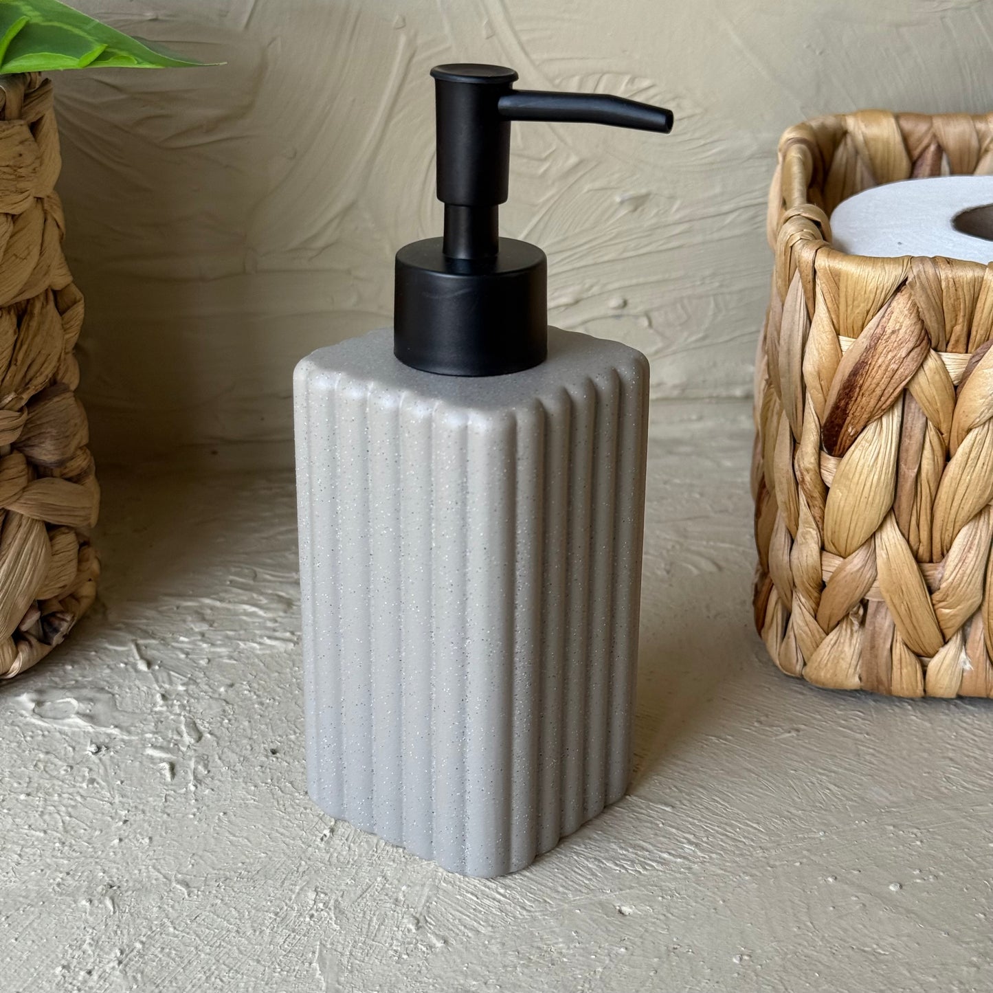 Line Porselen Sıvı Sabunluk Bej KOD:1446A