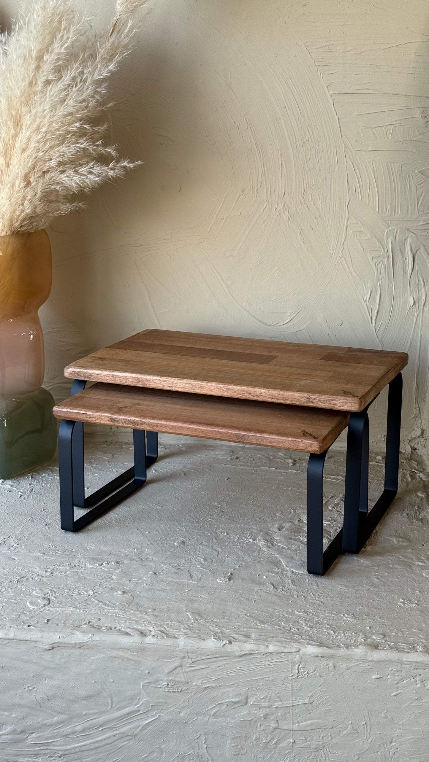 Lalezar İki Boy Metal Ayaklı Ahşap Organizer KOD:706