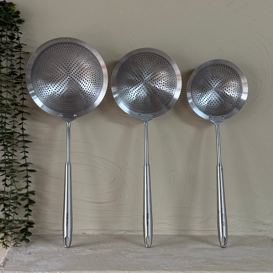 VD Çelik 3 Boy Kevgir Seti 18 cm, 16 cm, 14 cm KOD:8739-40-41