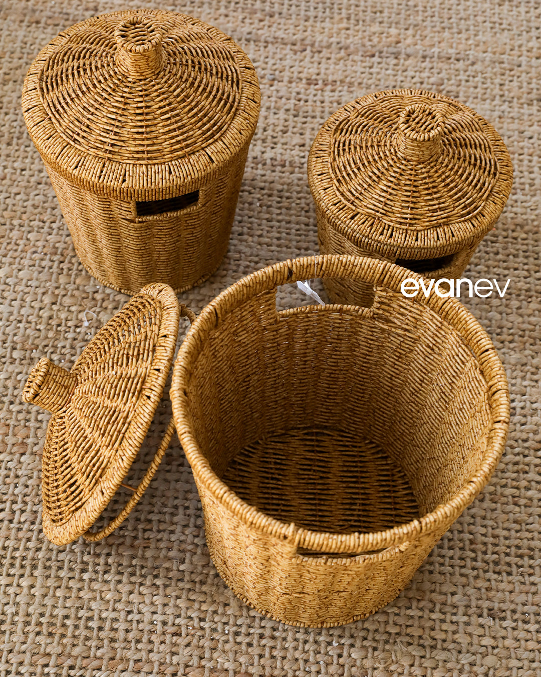 Wls Rattan 3 Boy Patates Soğanlık Seti SR207