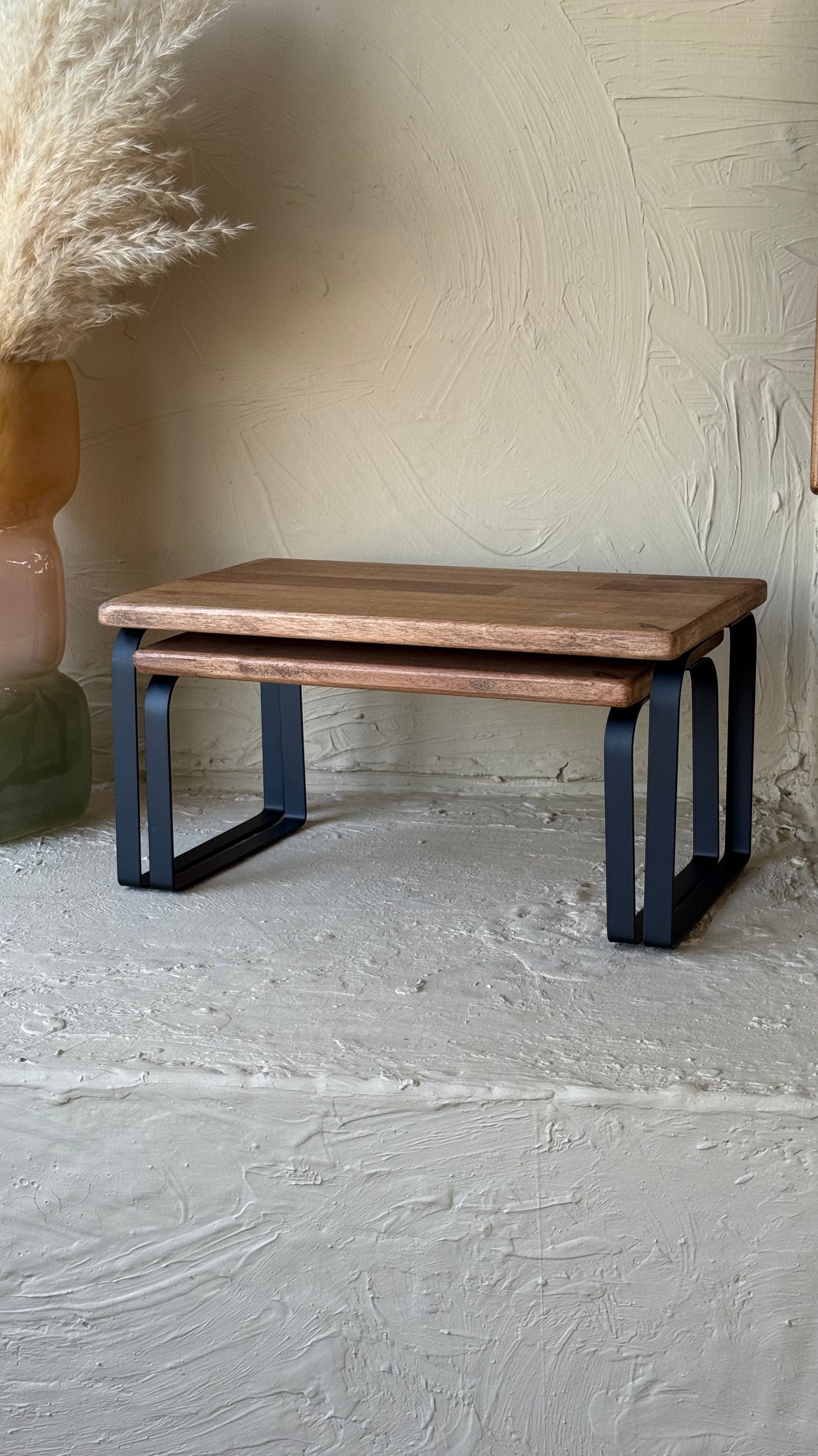 Lalezar İki Boy Metal Ayaklı Ahşap Organizer KOD:706