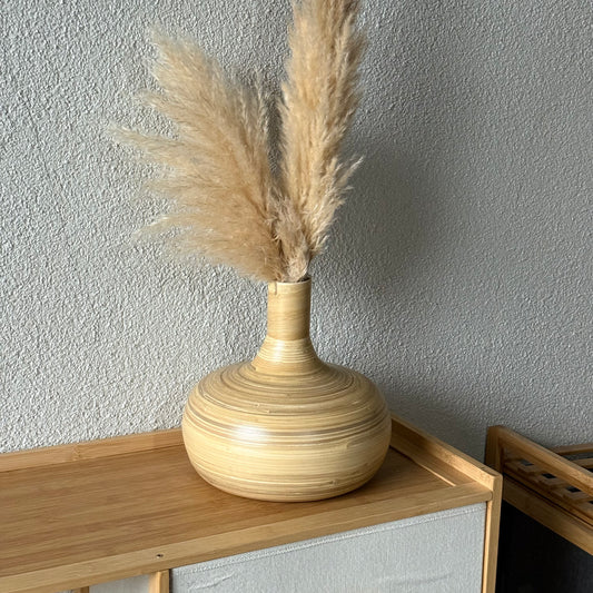 Pinterest Tombul Bambu Vazo 25 CM