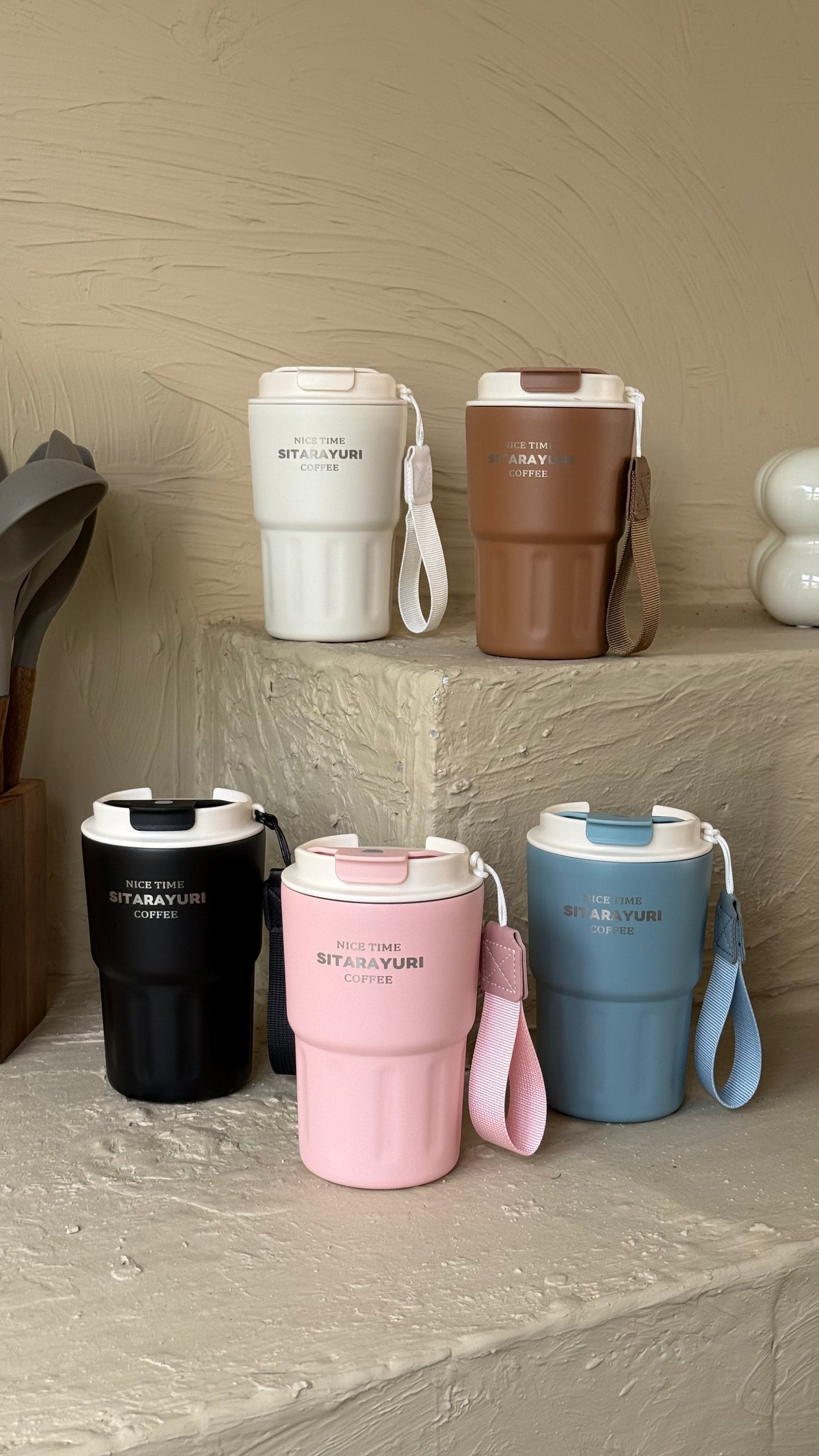 Sitarayuri Termos Bardağı Pembe 360 ml