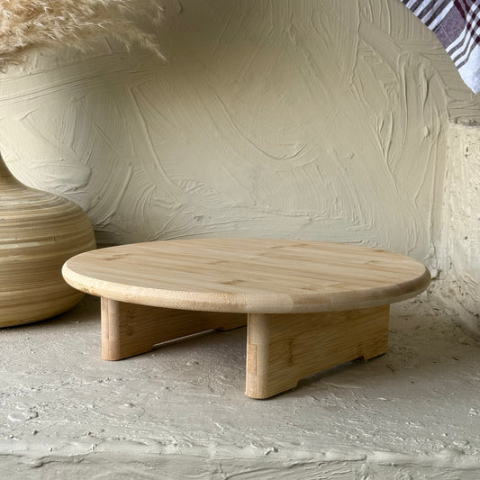 Wary Ayaklı Yuvarlak Hamur Açma Standı 32x32x7 cm