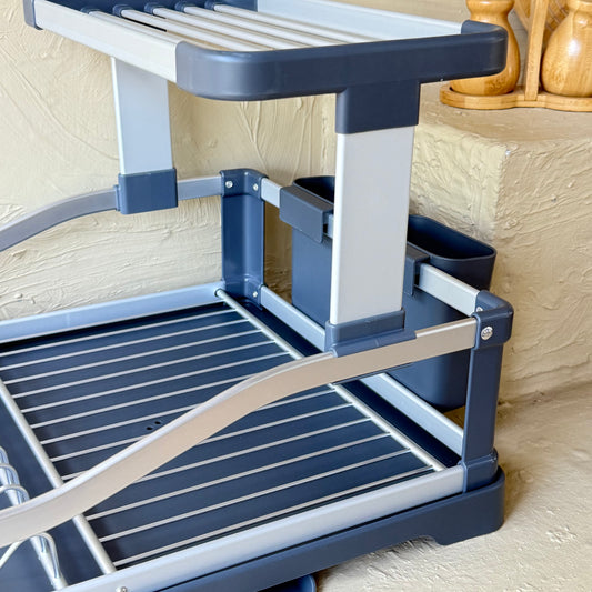 Lalezar Elips Alüminyum Tabaklık Bulaşıklık Gri KOD:8005