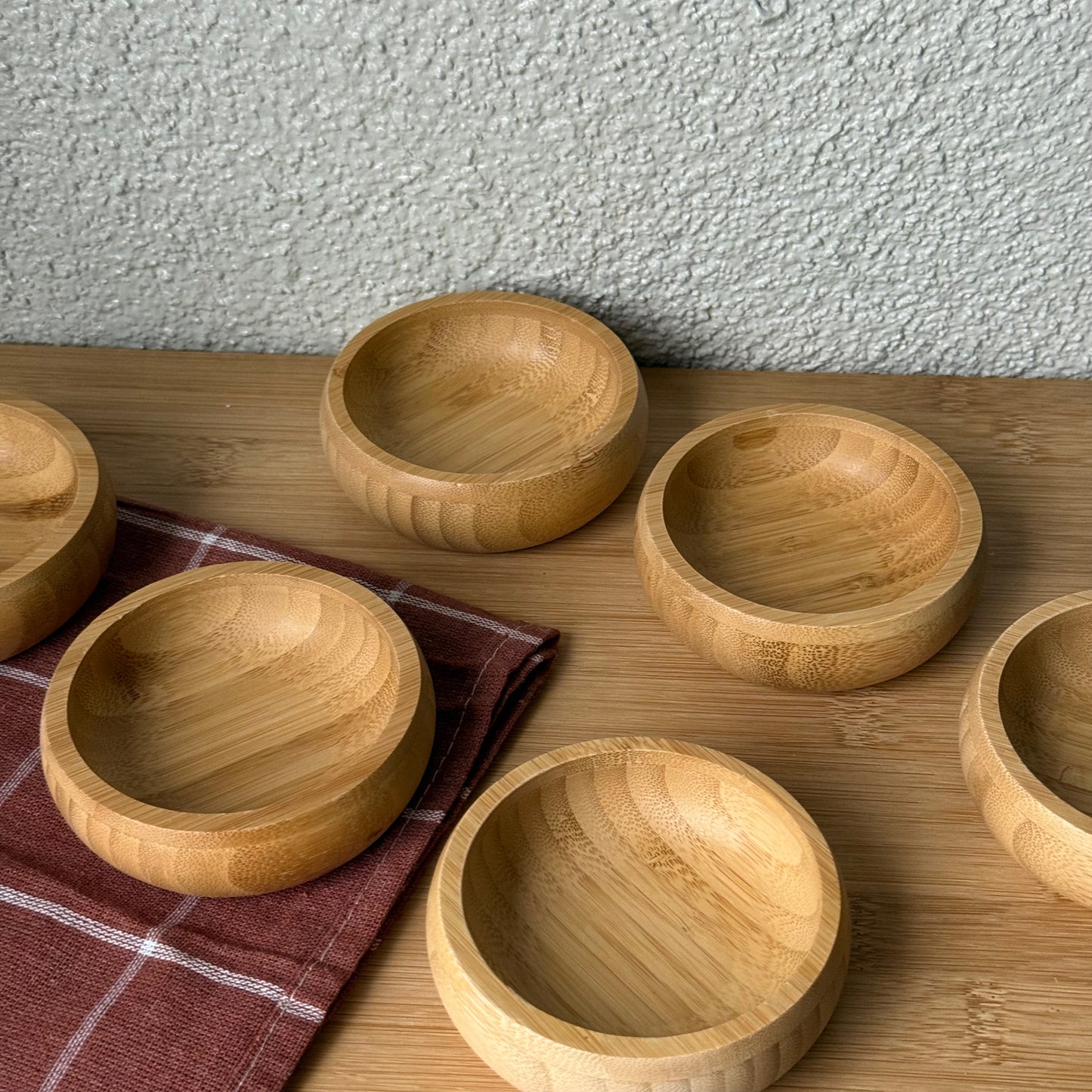 Bambu Çerezlik 6 Adet 10 Cm