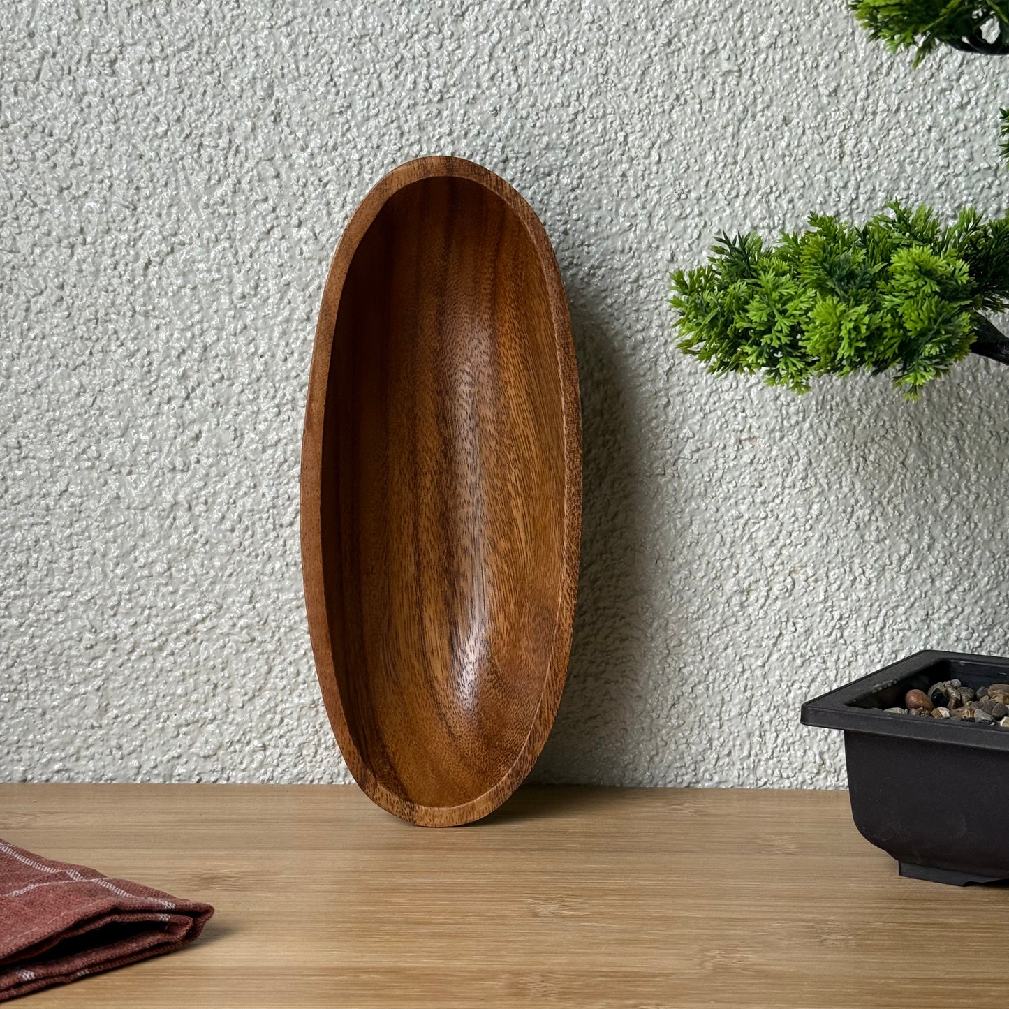 Svr Akasya Ağacı Oval Sunumluk 23x10x5 cm