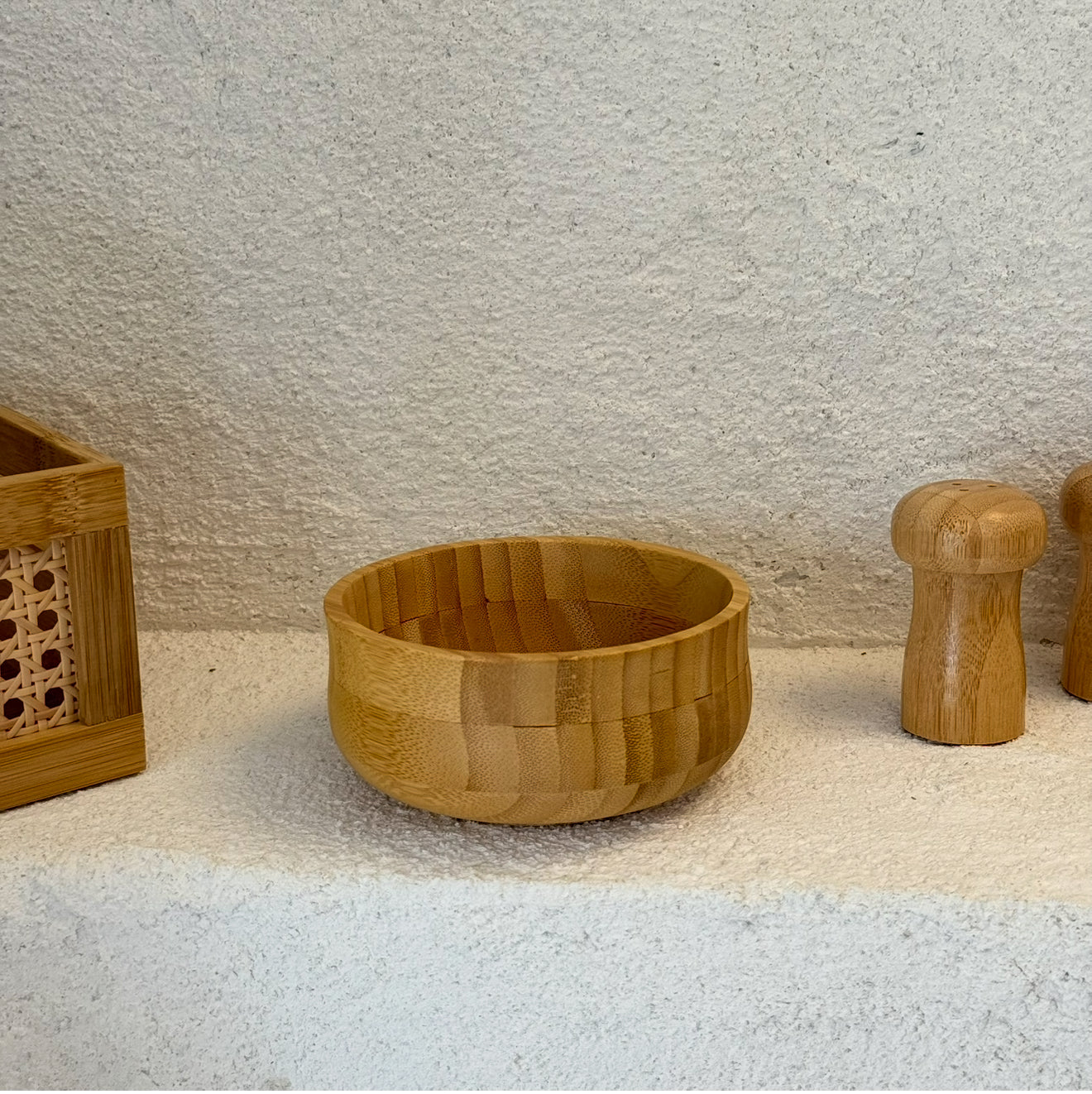 Bambu Yuvarlak Küçük Boy Kase 13 Cm