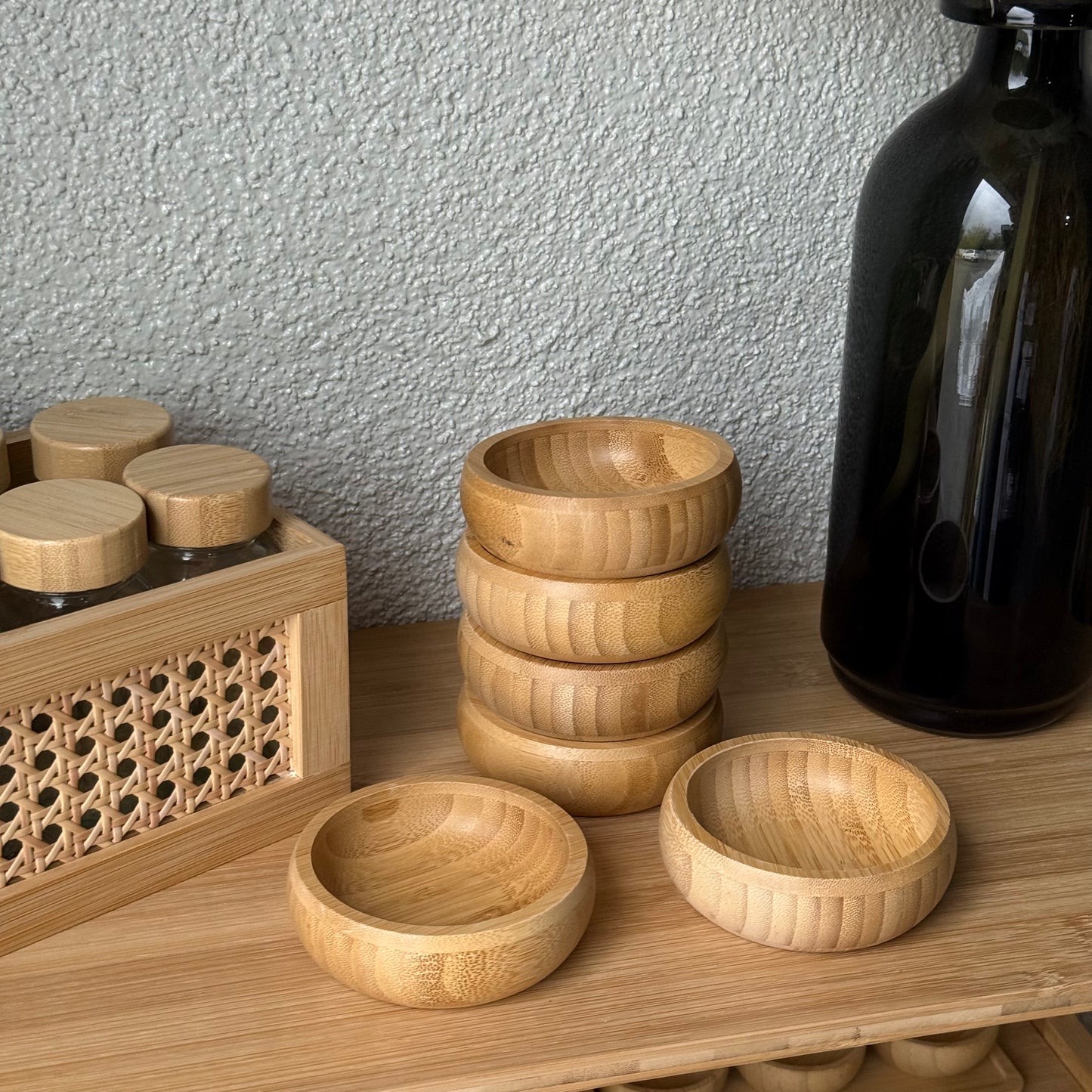 Bambu Çerezlik 6 Adet 10 Cm