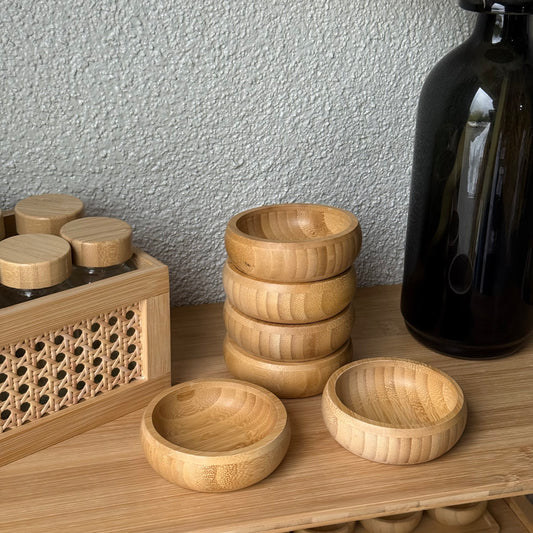 Bambu Çerezlik 6 Adet 10 Cm