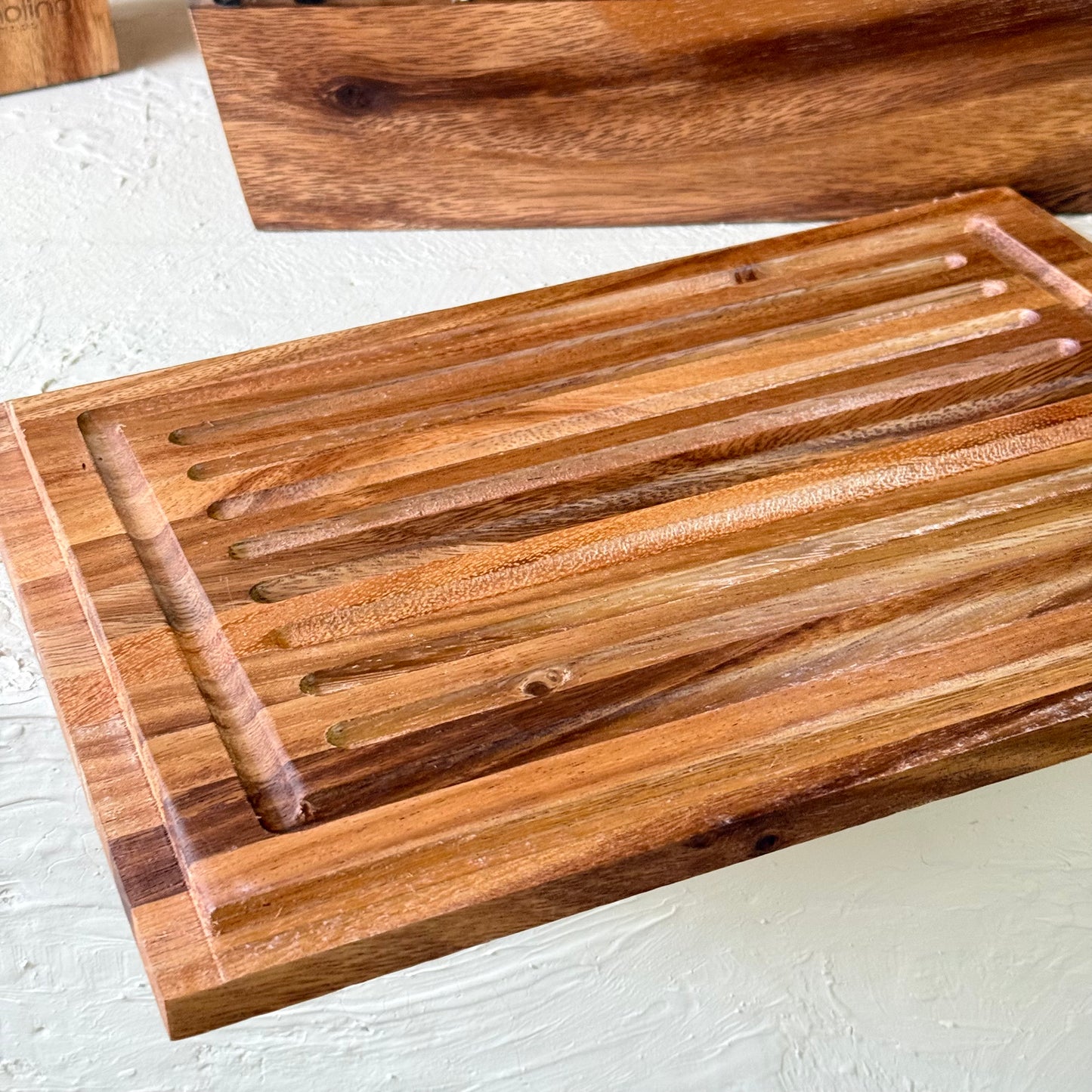 Arow Akasya Ağacı Ekmek Kutusu Epoksi Detay KOD:1152