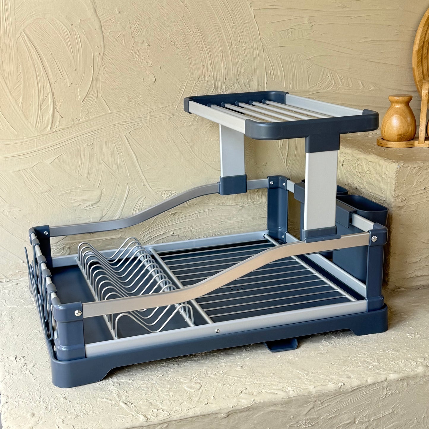 Lalezar Elips Alüminyum Tabaklık Bulaşıklık Gri KOD:8005