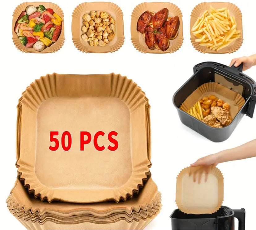 Air Fryer Pişirme Kağıdı 50 adet