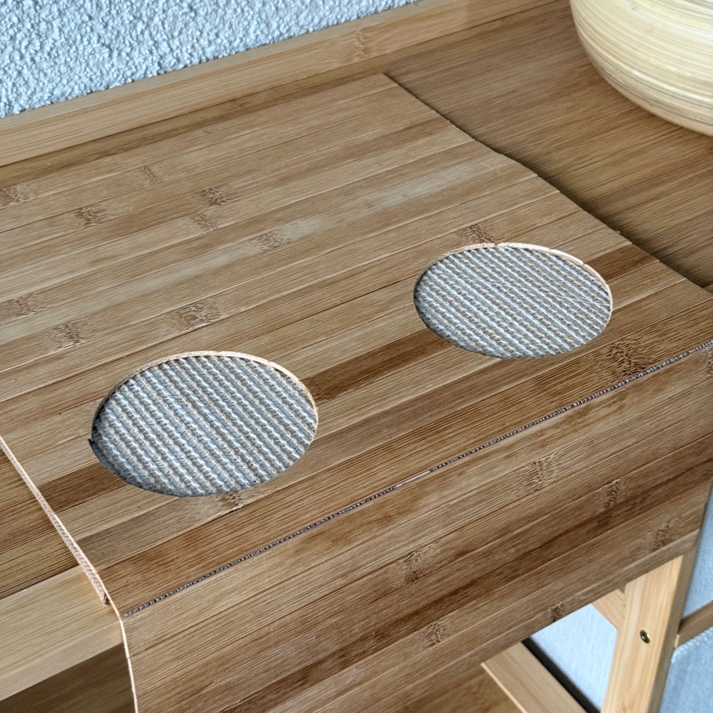 Svr Bambu Koltuk Kenar Matı 40x29 Cm
