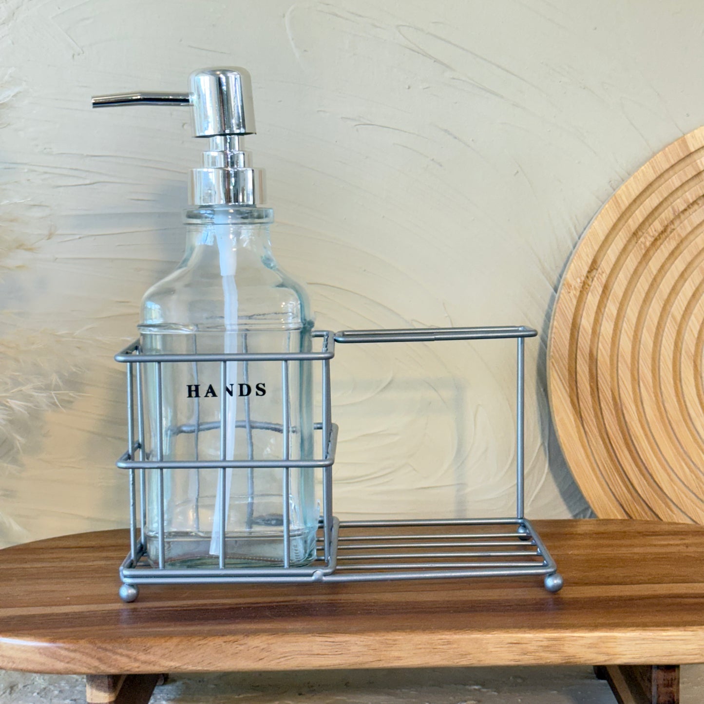 Kokosh Metal Standlı Kare Sıvı Deterjanlık KOD:EM-200