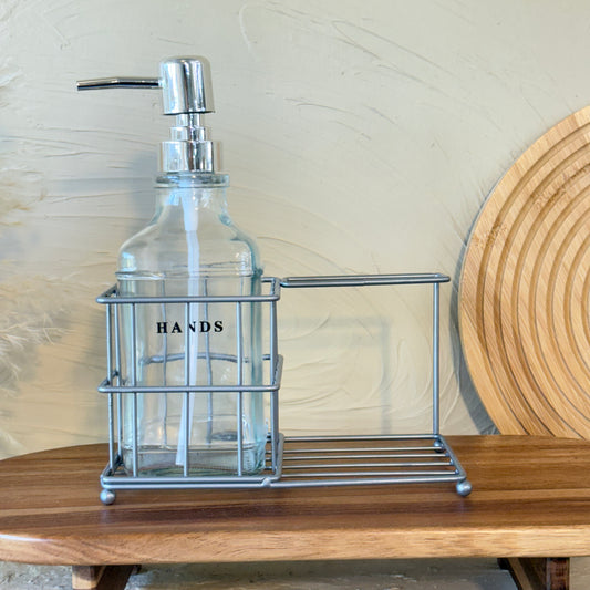 Kokosh Metal Standlı Kare Sıvı Deterjanlık KOD:EM-200