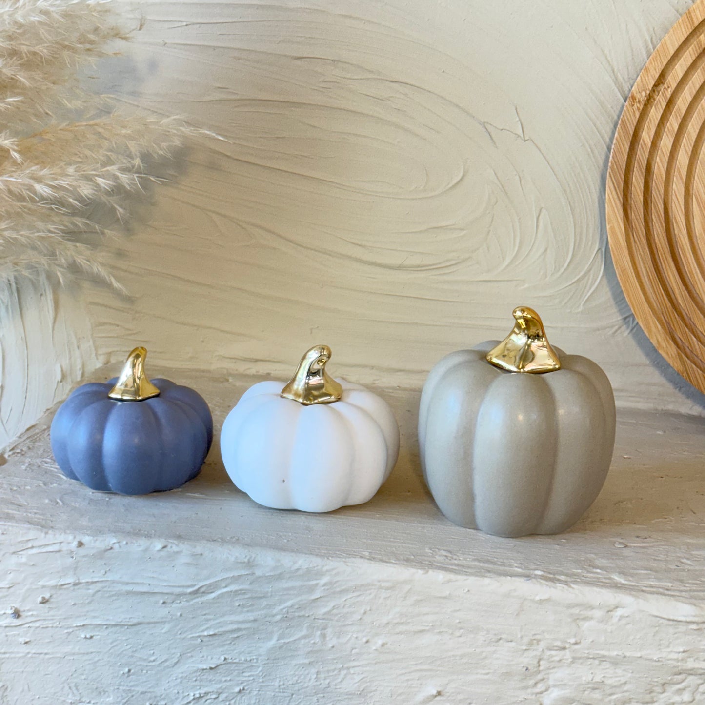 Kokosh 3 Lü Dekoratif Porselen Kabak Seti KOD:2076