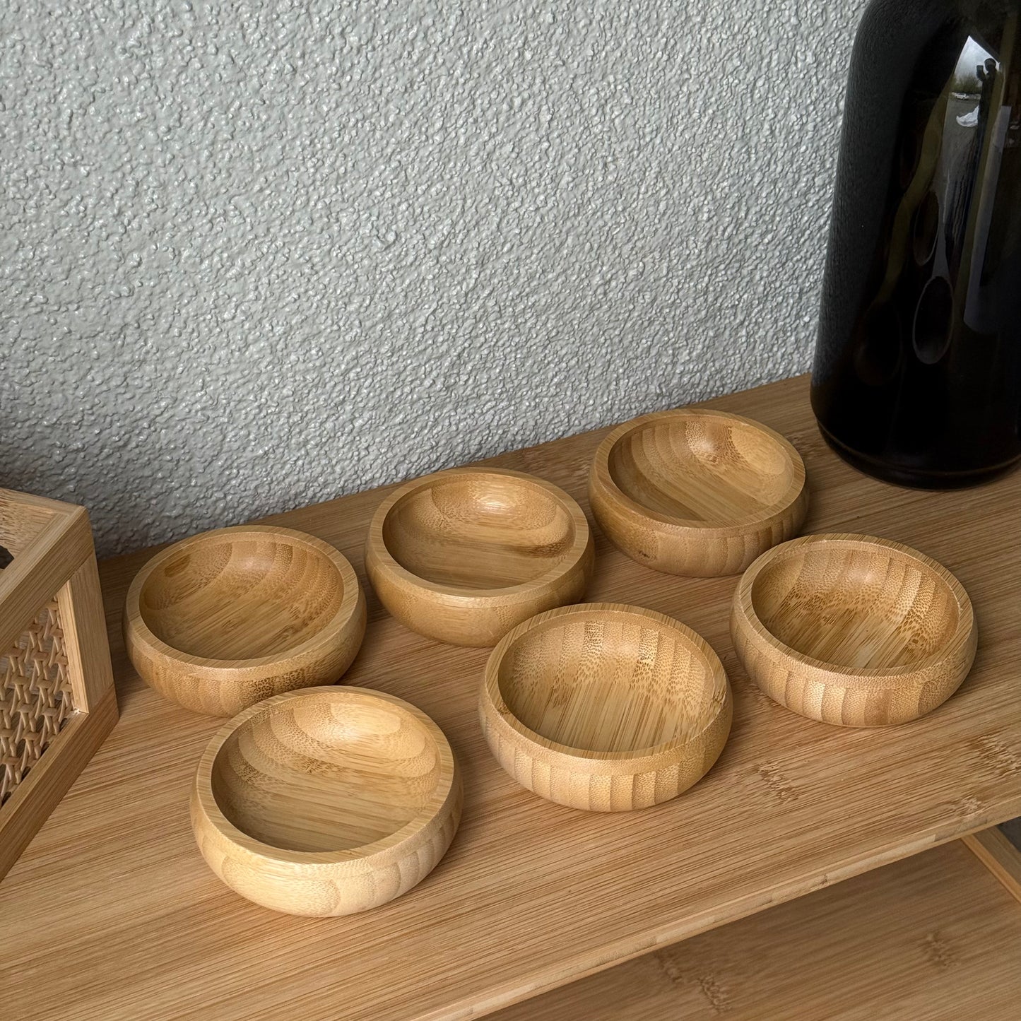 Bambu Çerezlik 6 Adet 10 Cm