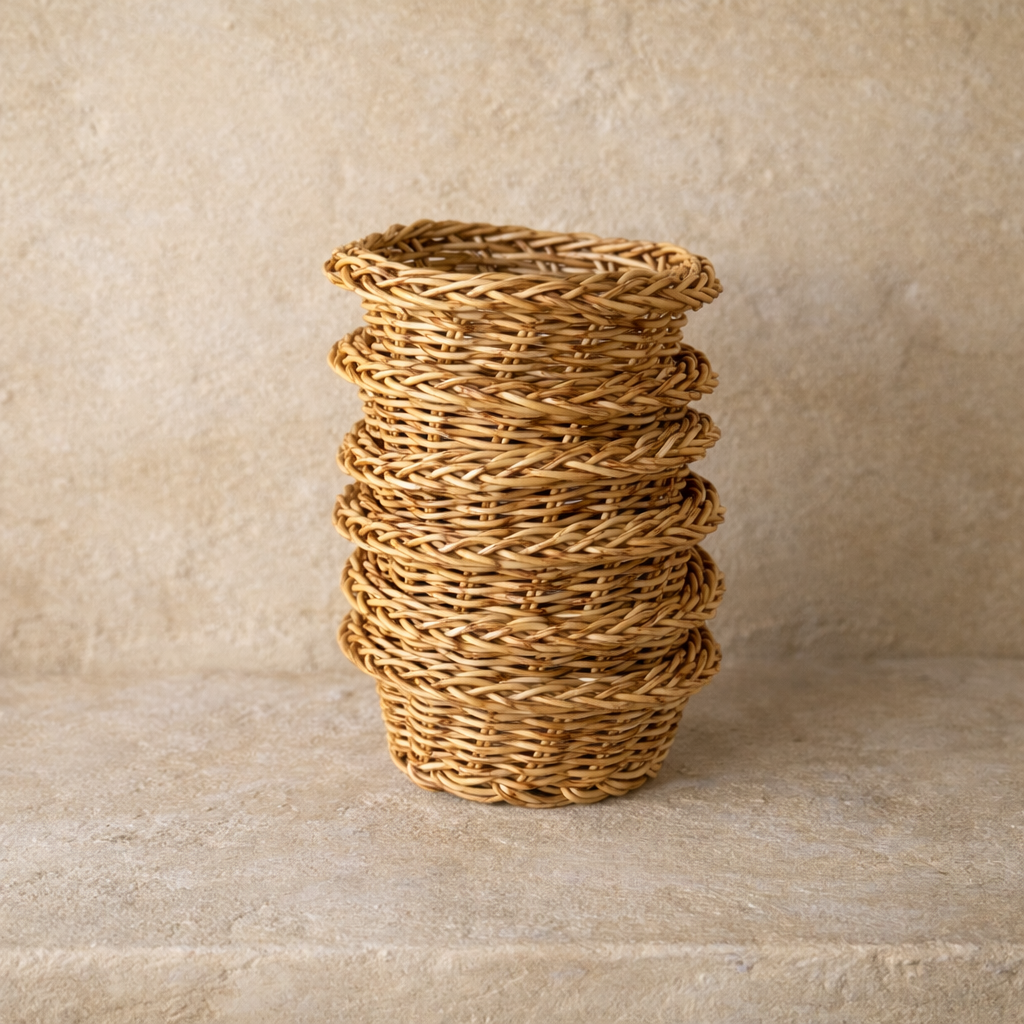 Sevally Rattan 6 Adet Çerezlik Sunumluk Seti Narurel KOD:71282