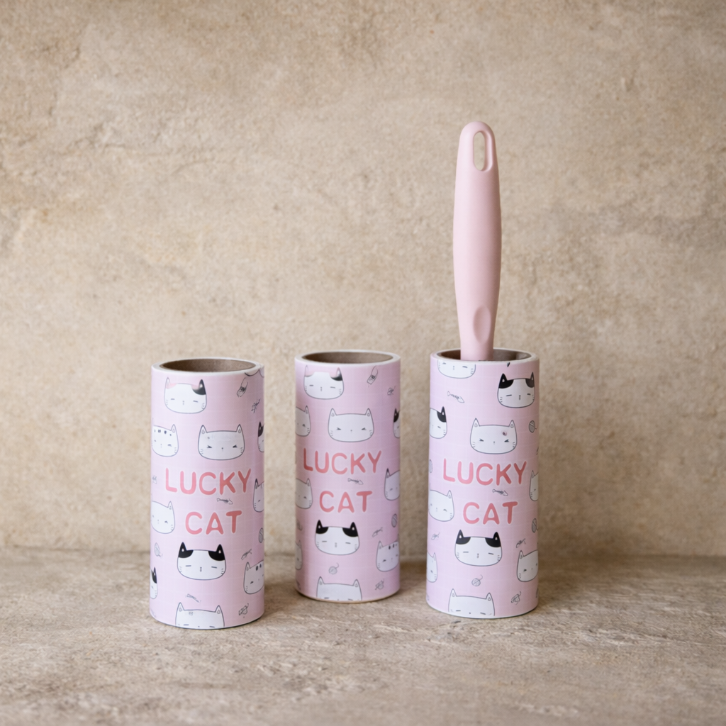 Savorlly 2 Yedekli Tüy Toplayıcı 60 Yaprak Lucky Cat KOD:96025