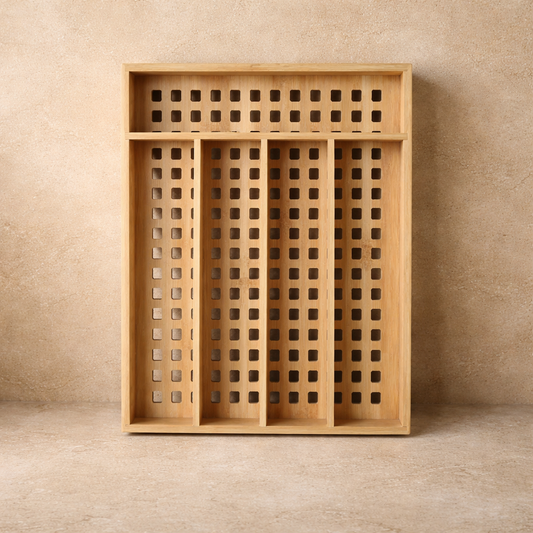 Saverlly Bambu Çekmece Kaşıklık Standı KOD:95353