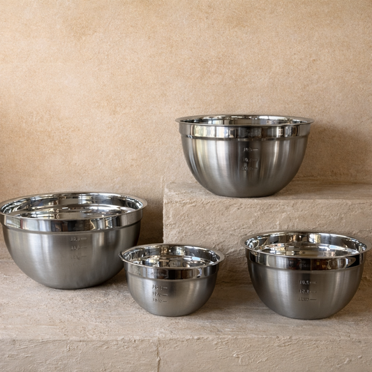 Dieslly Professional 4 Boy Çelik Karıştırma Seti KOD:1400-1406