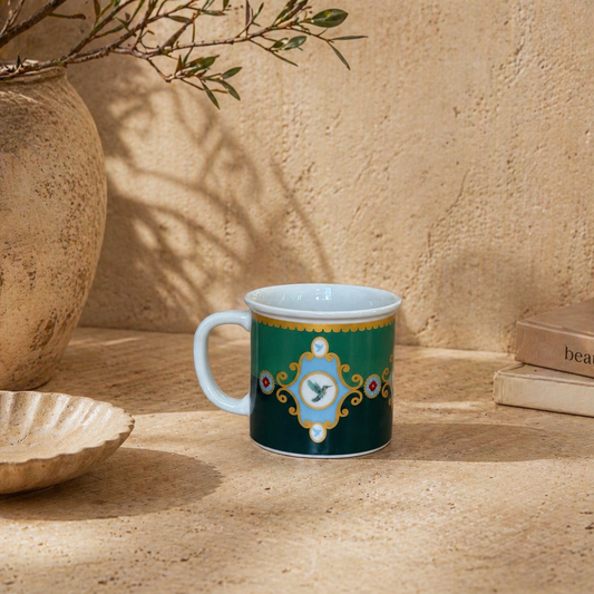 Pashally Porselen Nescafe Kupa Yeşil KOD:1010