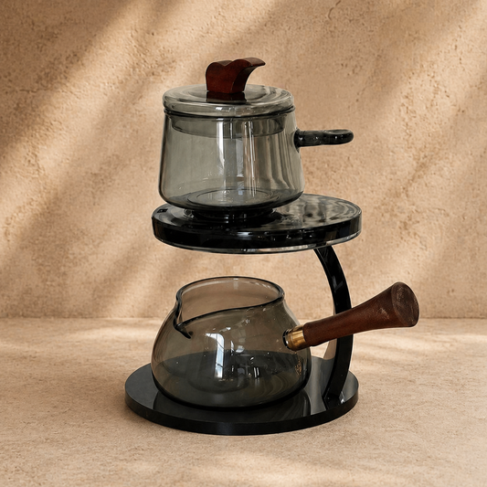 Mitally Lüks Borosilikat Cam Çay Demlik Seti 250 ml KOD:035