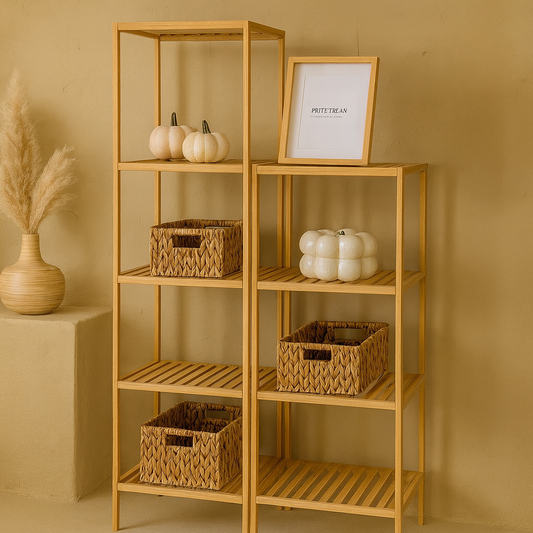 Miev Bambu Dolap Seti 2 Parça KOD:462-463