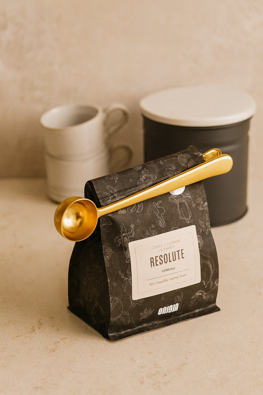 Arow Klipsli Ölçü Kaşığı Bronz Renk