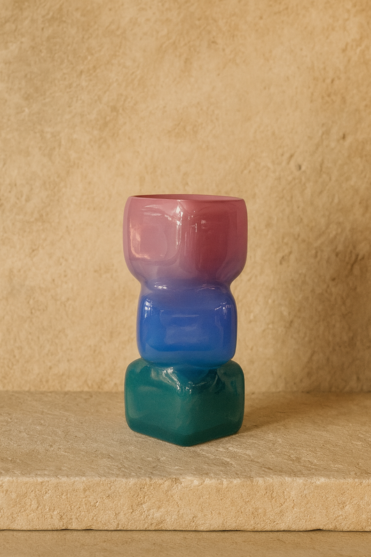 Selina Modern Cam Vazo Renkli KOD:CH-340