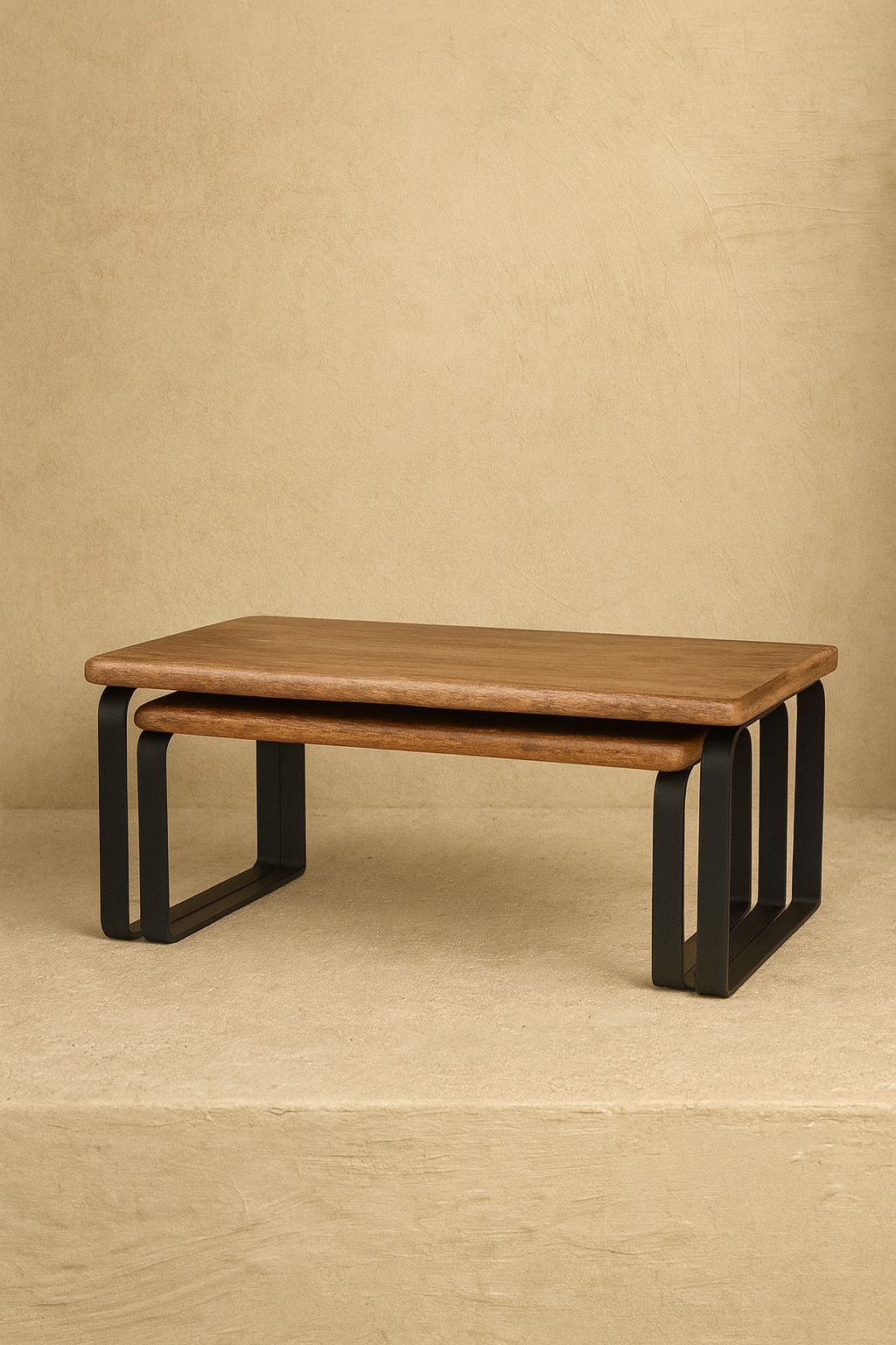 Lalezar İki Boy Metal Ayaklı Ahşap Organizer KOD:706