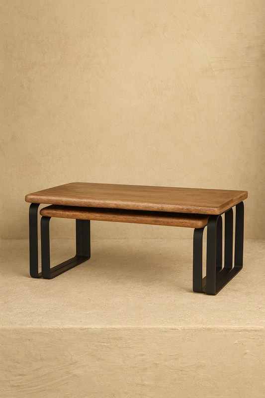 Lalezar İki Boy Metal Ayaklı Ahşap Organizer KOD:706