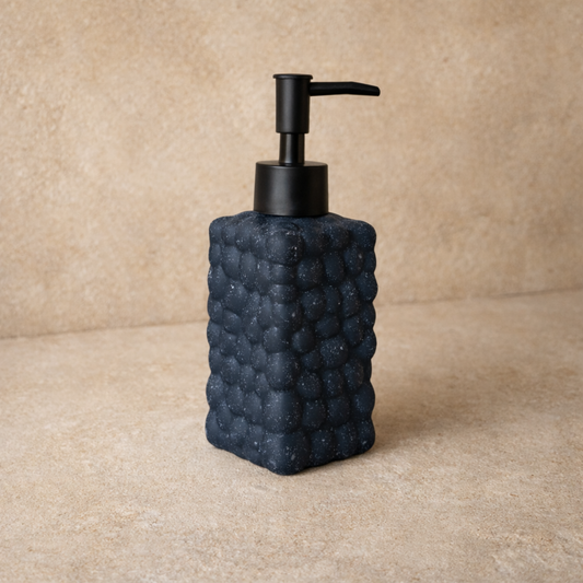 Bubble Porselen Sıvı Sabunluk Siyah KOD:1389