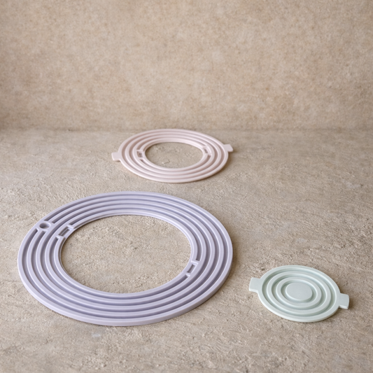 Moon Silikon 3 Lü Nihale Seti Mor-Pembe 20 cm