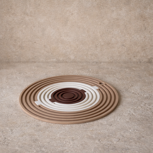 Moon Silikon 3 Lü Nihale Seti Kahve Rengi 20 cm