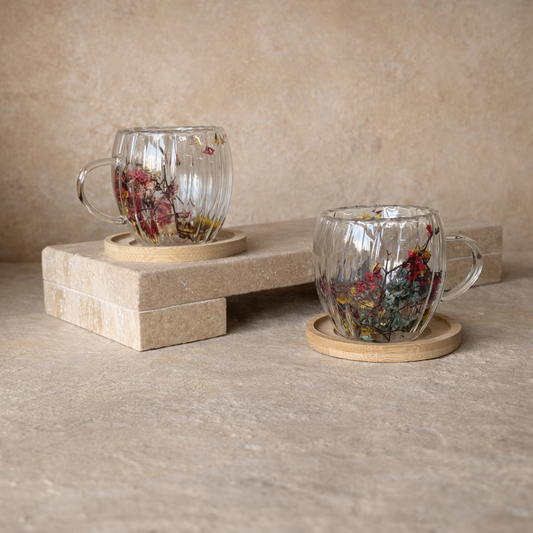 MRT 2 Li Borosilikat Cam Kahve Fincan Takımı KOD:191